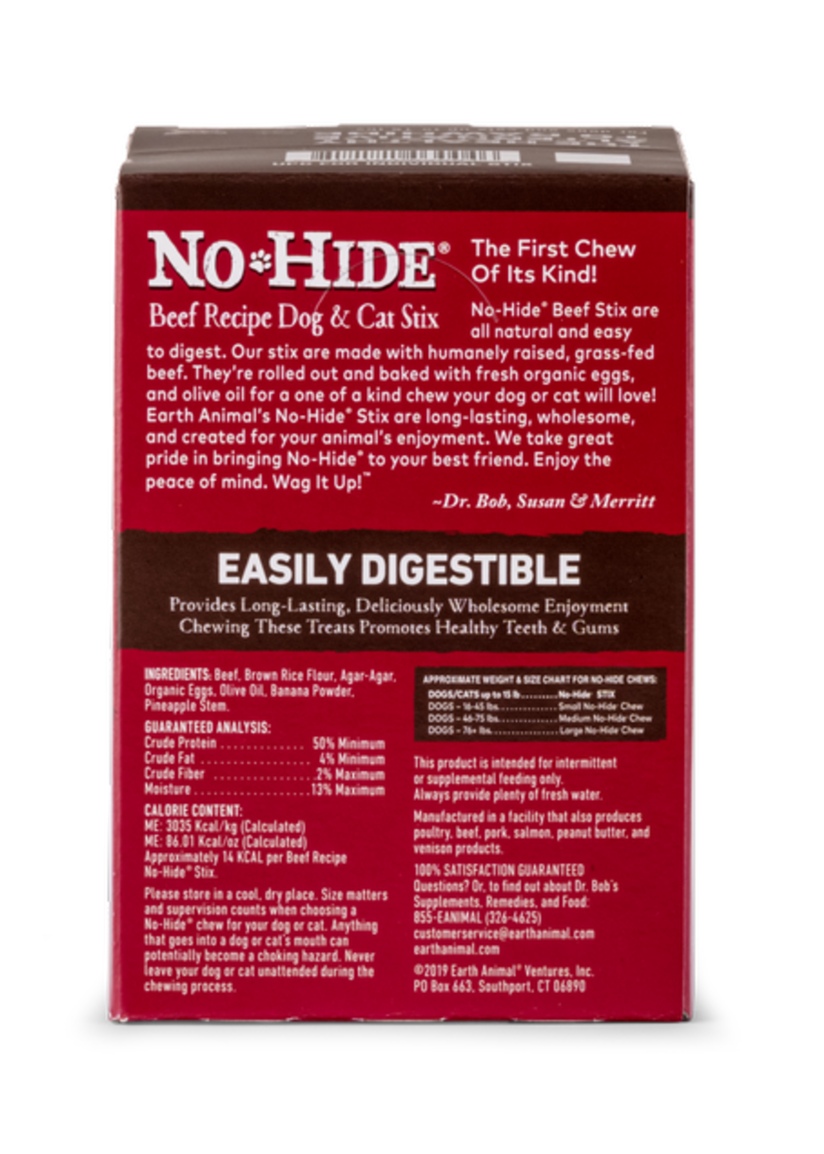 Earth Animal Earth Animal No-Hide Beef Chew Stix Single Dog & Cat Treats