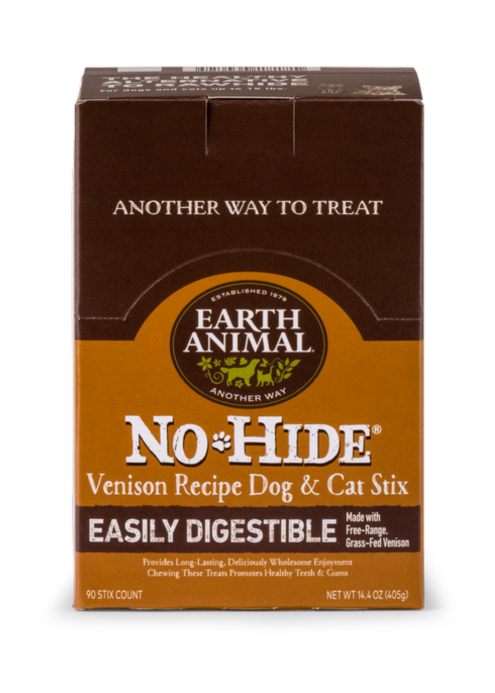Earth Animal Earth Animal No-Hide Venison Chew Stix Single Dog & Cat Treats