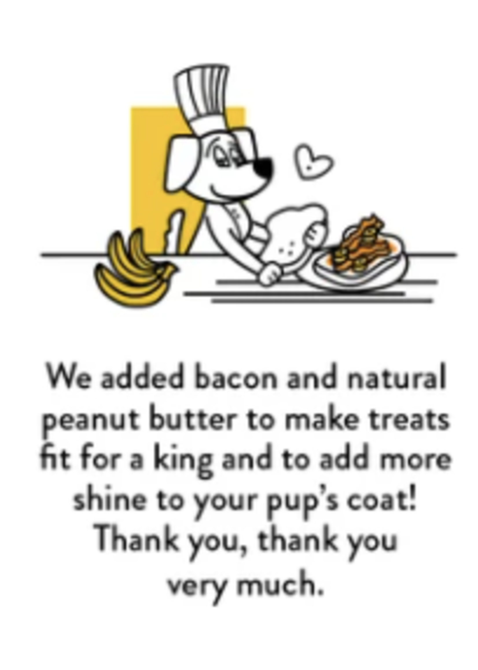 Shameless Pets Shameless Pets Bananas for Bacon Soft Baked Dog Treats 6-oz