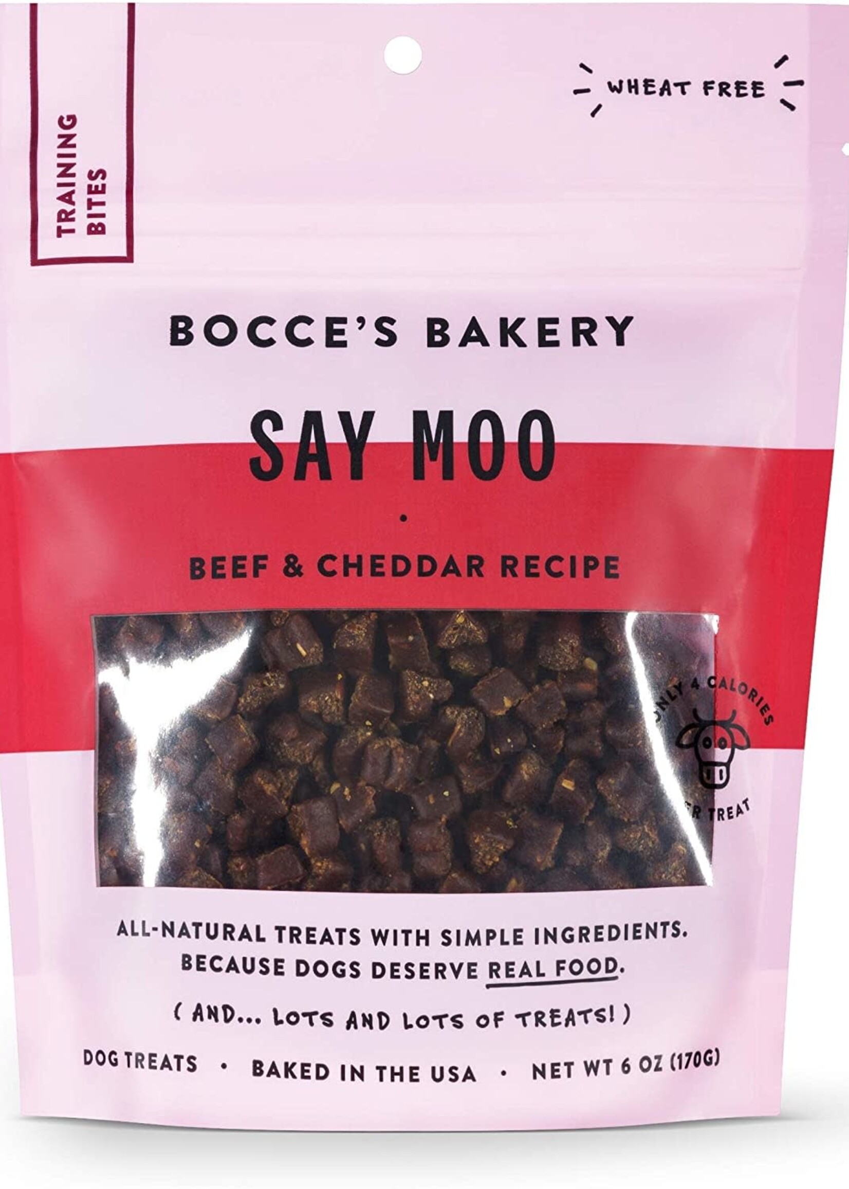Bocce's Bakery Bocce's Bakery Say Moo Training Bites Dog Training Treats 6-oz