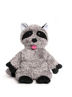 Fabdog Fabdog Fluffy Raccoon Plush Dog Toy
