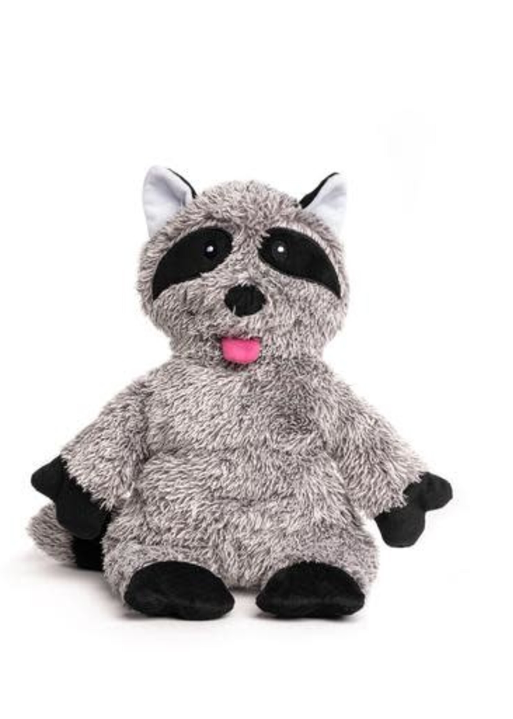Fabdog Fabdog Fluffy Raccoon Plush Dog Toy