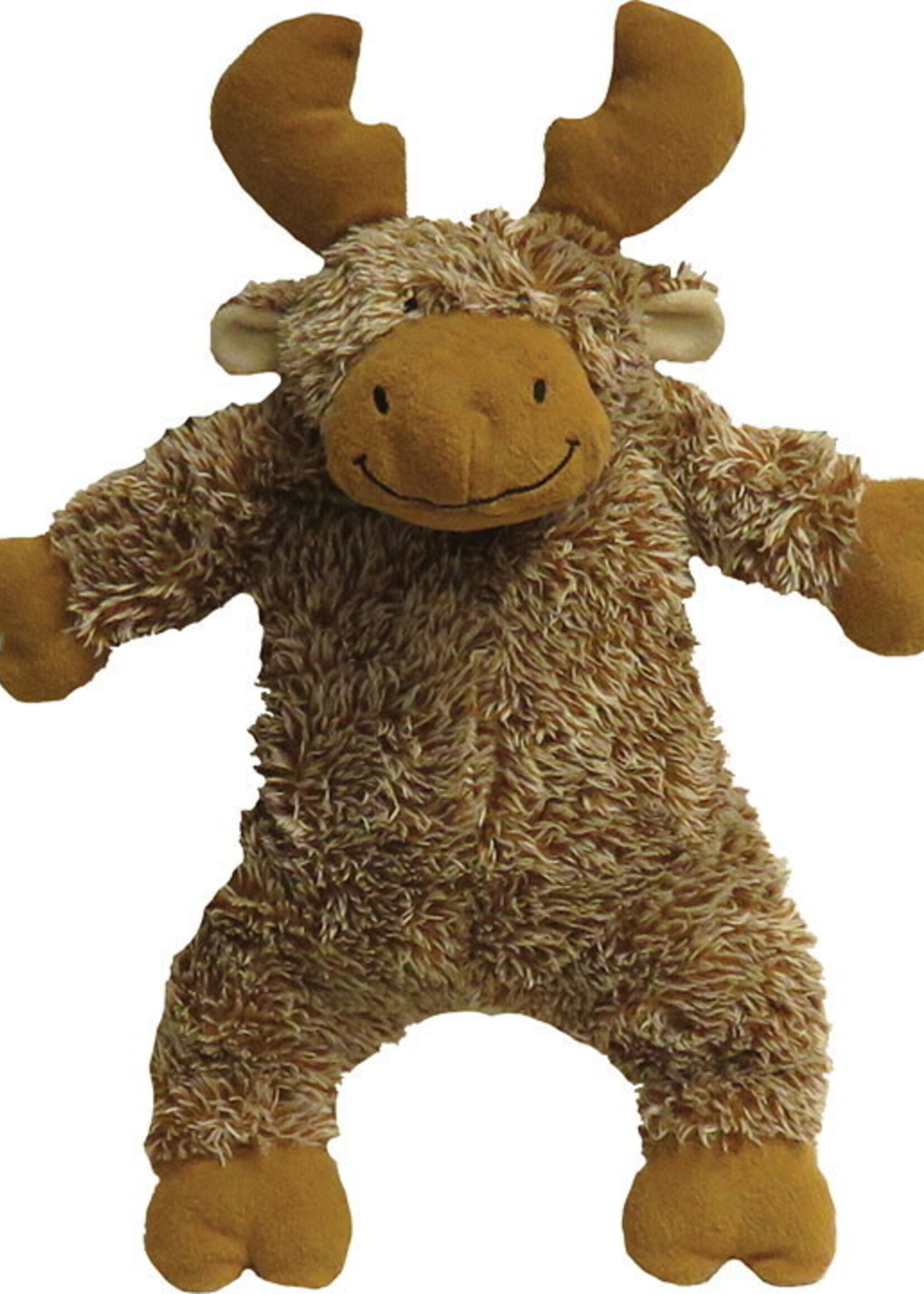 Fabdog Fabdog Fluffy Moose Plush Dog Toy