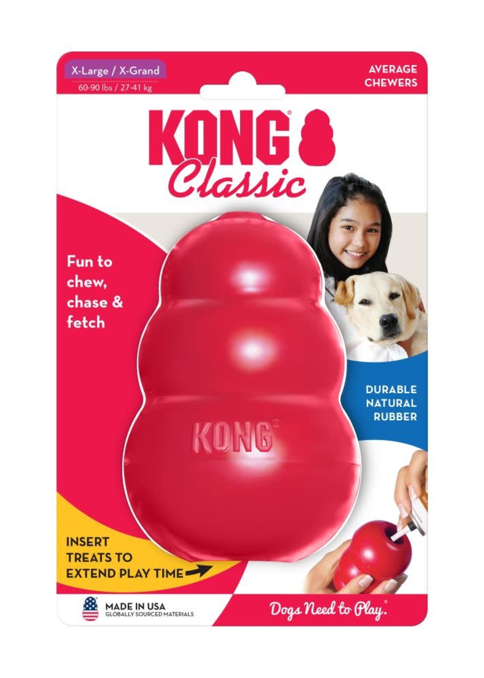 KONG Company KONG Classic Interactive Dog Chew Toy