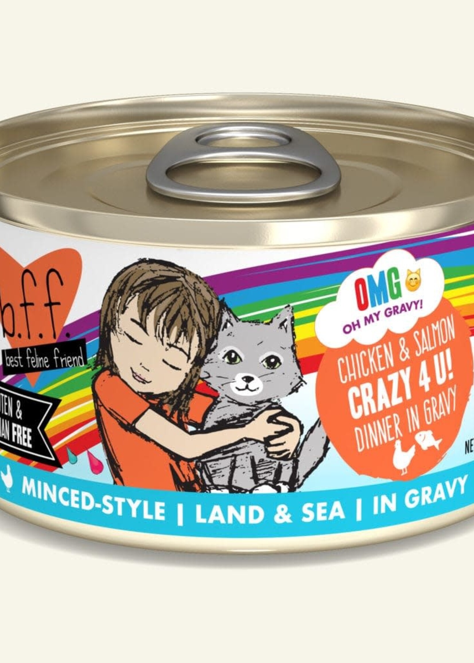 Weruva Weruva BFF OMG Chicken & Salmon Crazy 4 U! Canned Wet Cat Food