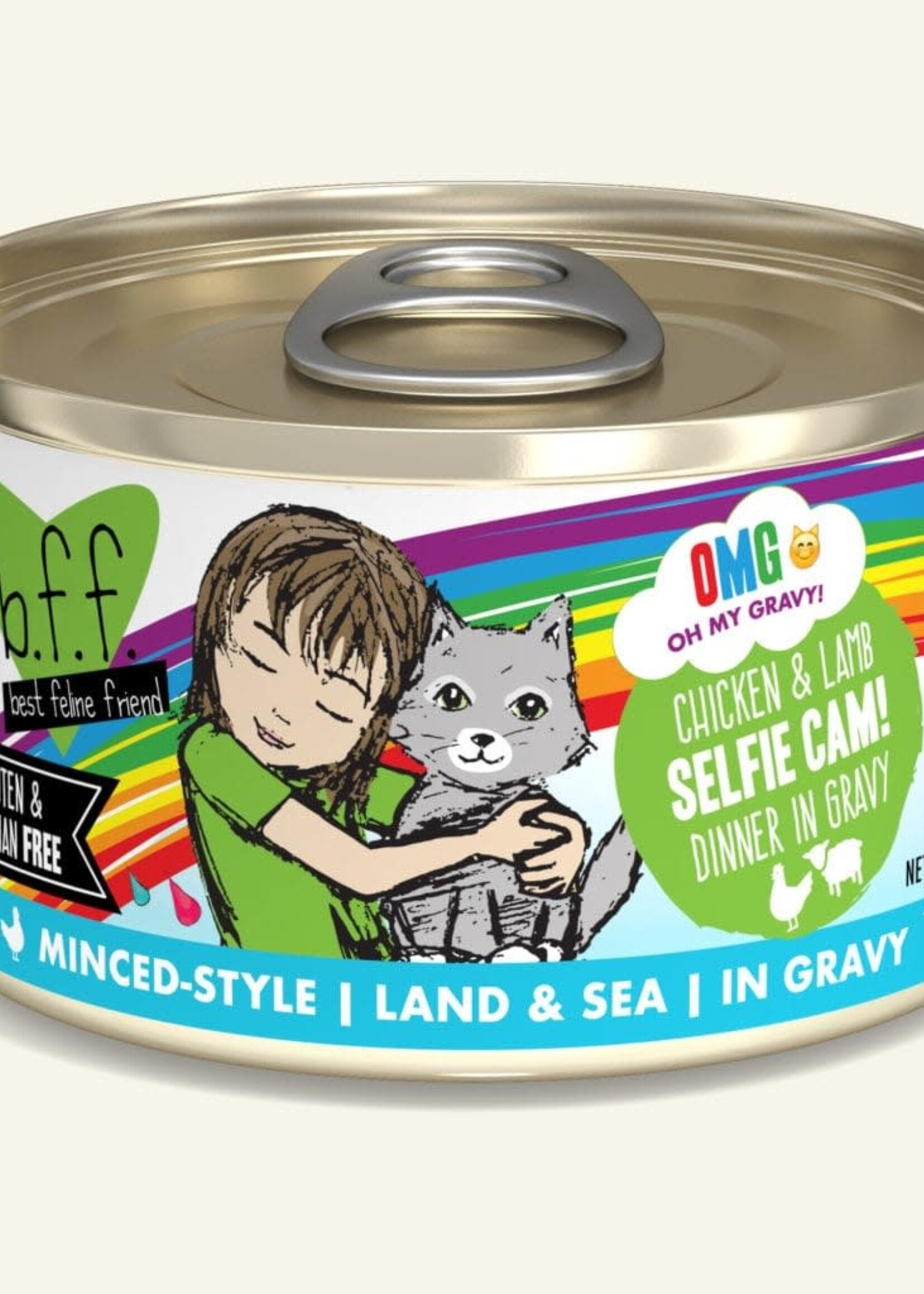 Weruva Weruva BFF OMG Chicken & Lamb Selfie Cam! Canned Wet Cat Food 2.8-oz