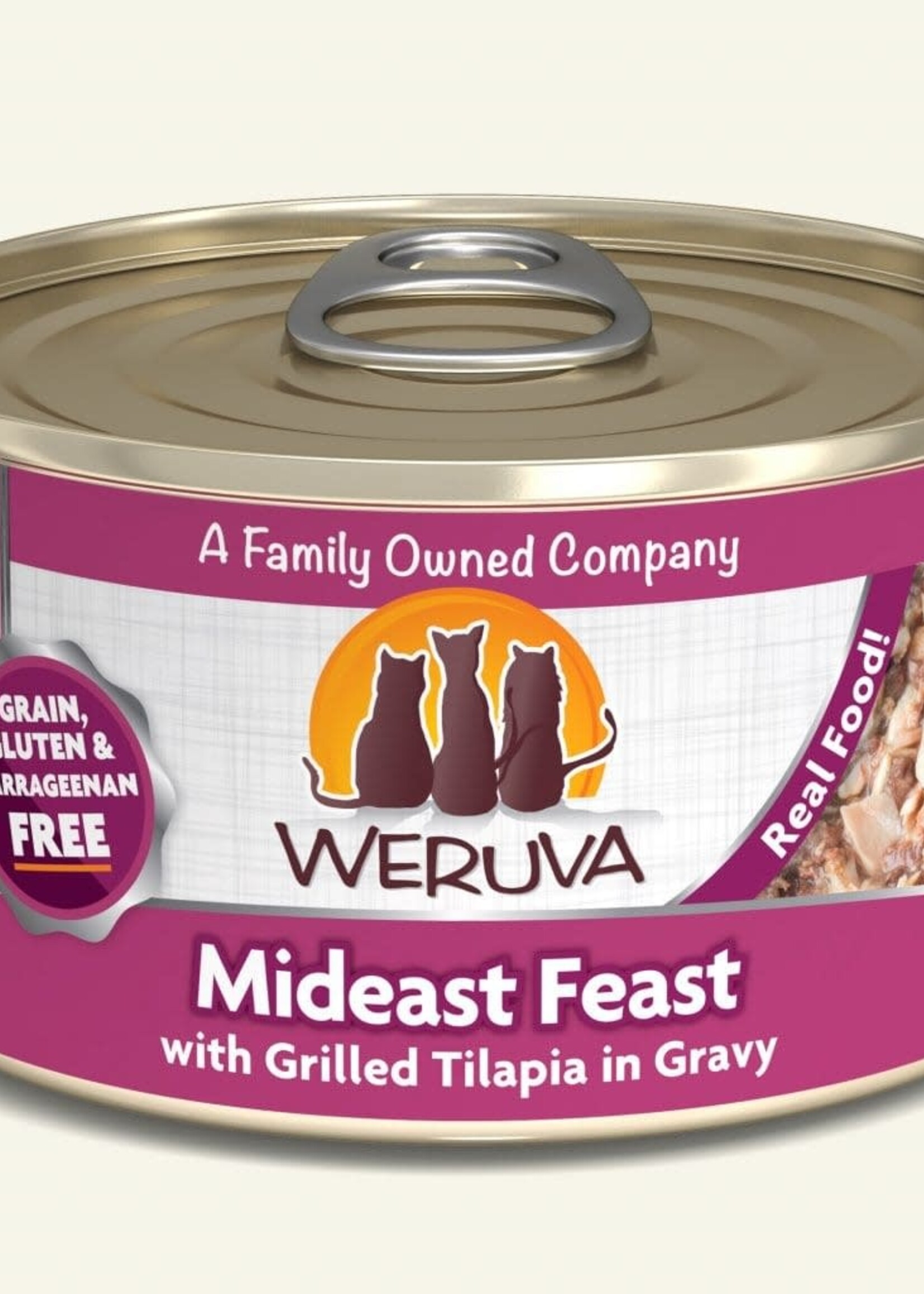 Weruva Weruva Mideast Feast with Grilled Tilapia Canned Wet Cat Food 3-oz