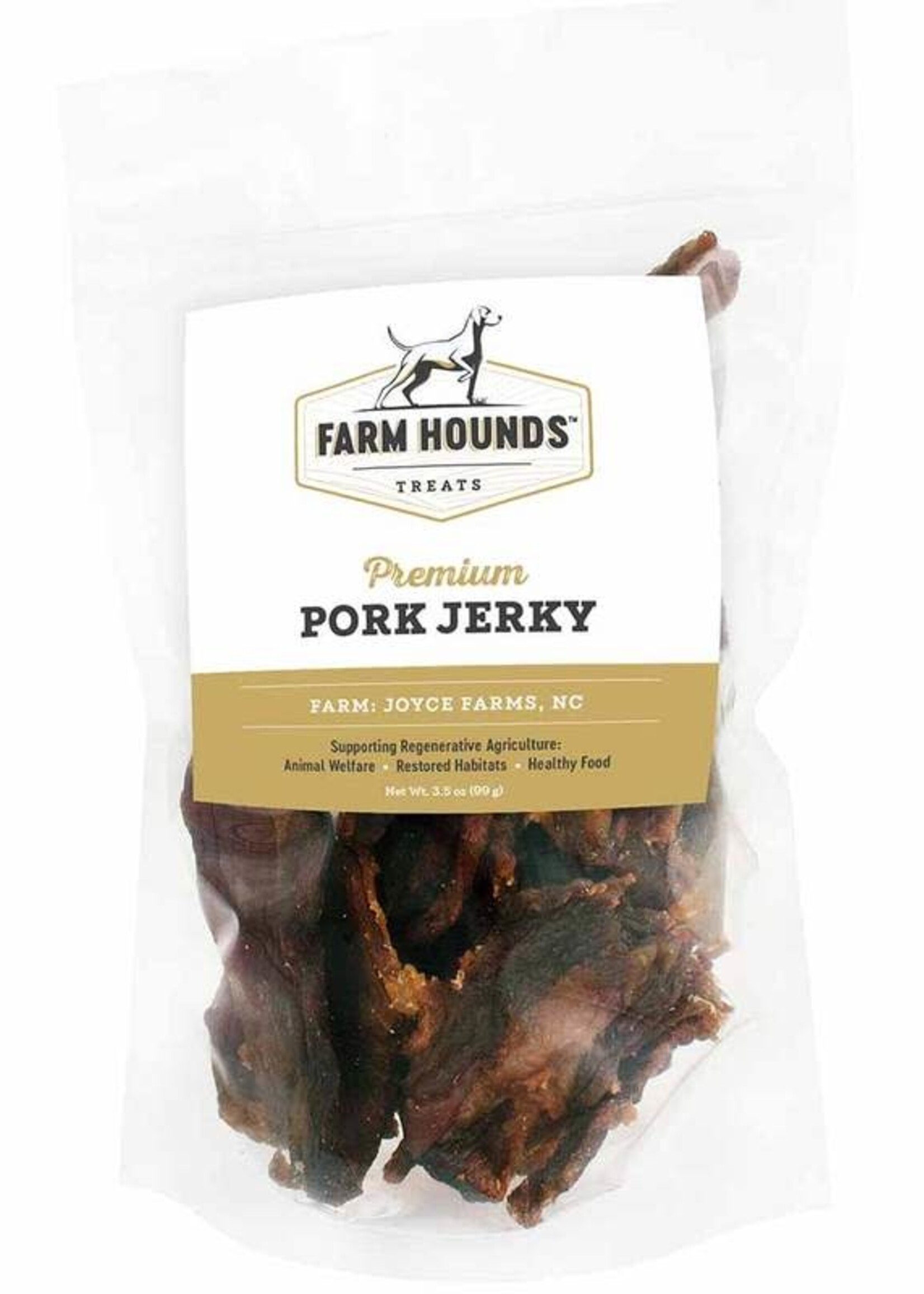 Farm Hounds Farm Hounds Premium Pork Jerky Dog Treats 3.5-oz