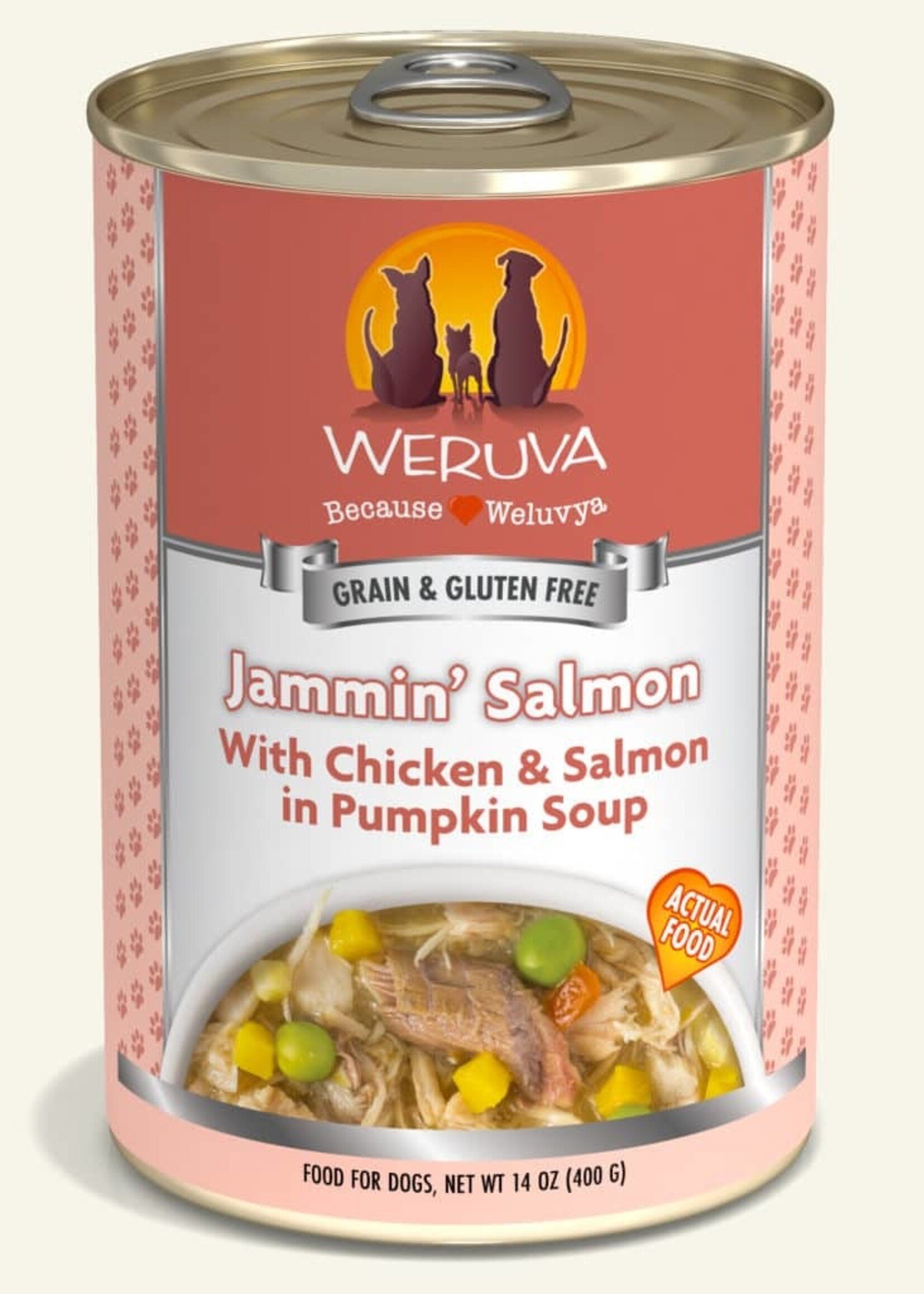 Weruva Weruva Jammin' Salmon Canned Wet Dog Food 14-oz