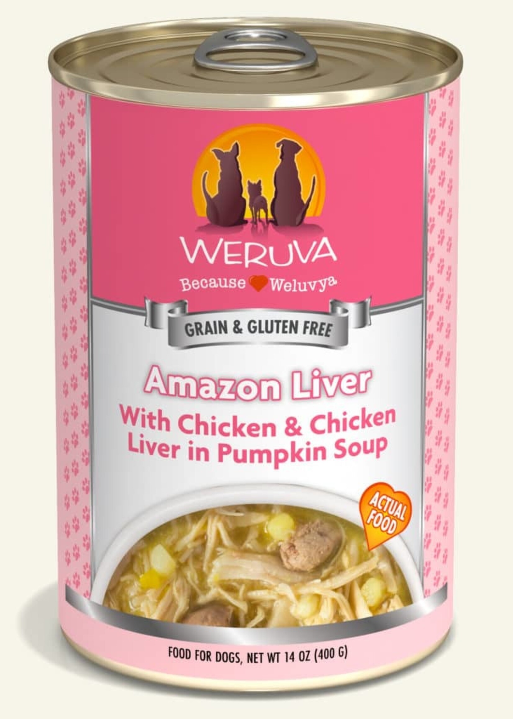 Weruva Weruva Amazon Liver Canned Wet Dog Food 14-oz