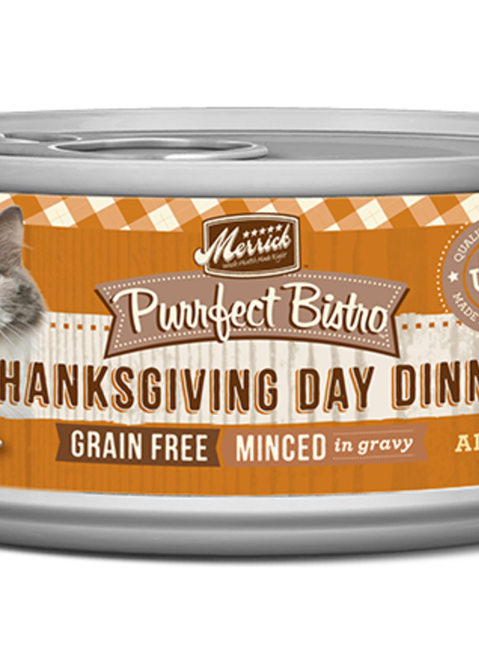 Merrick Merrick Purrfect Bistro Minced Thanksgiving Day Dinner Canned Wet Cat Food 5.5-oz