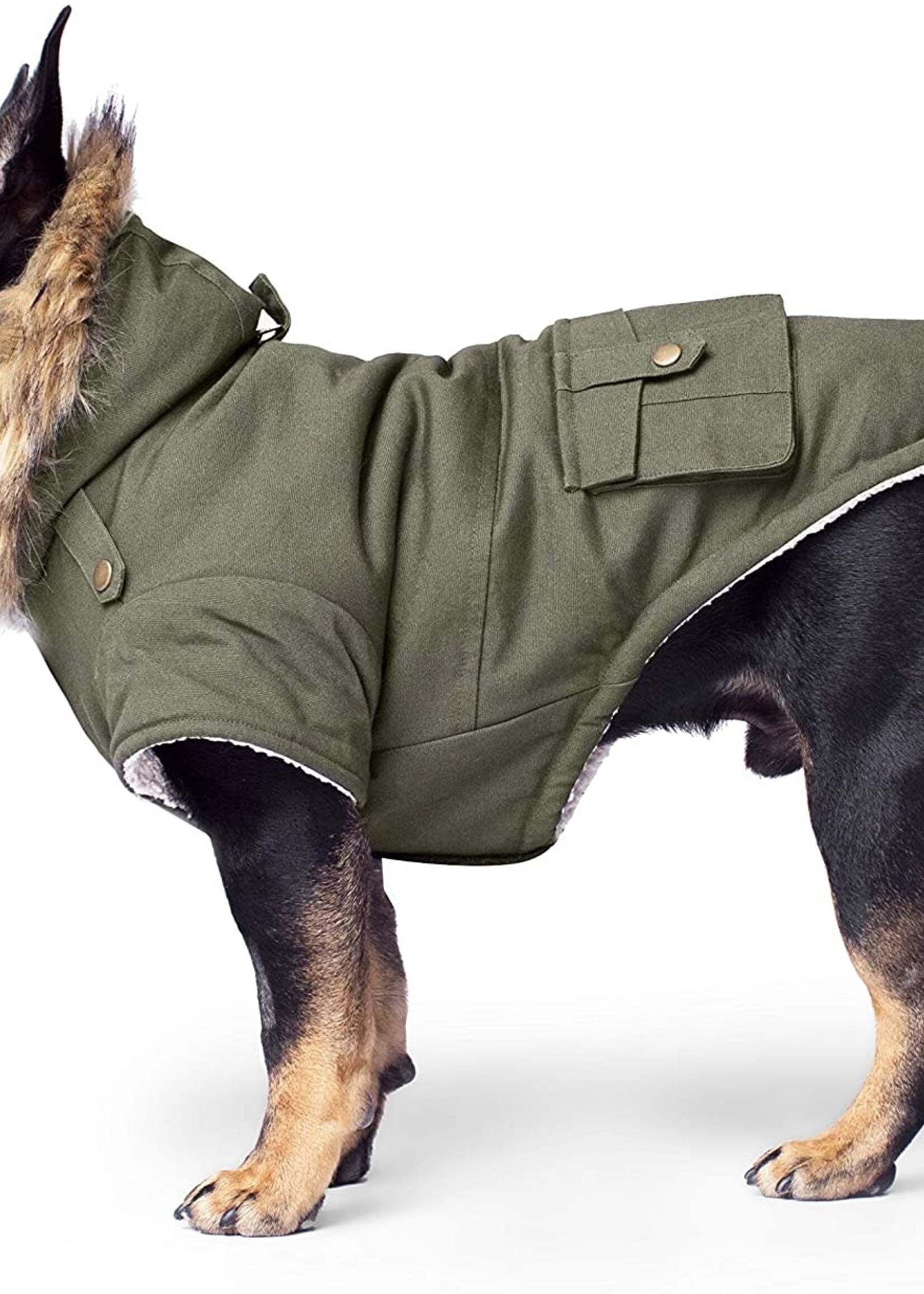 Canada Pooch Canada Pooch Army Green Alaskan Army Parka Dog Jacket