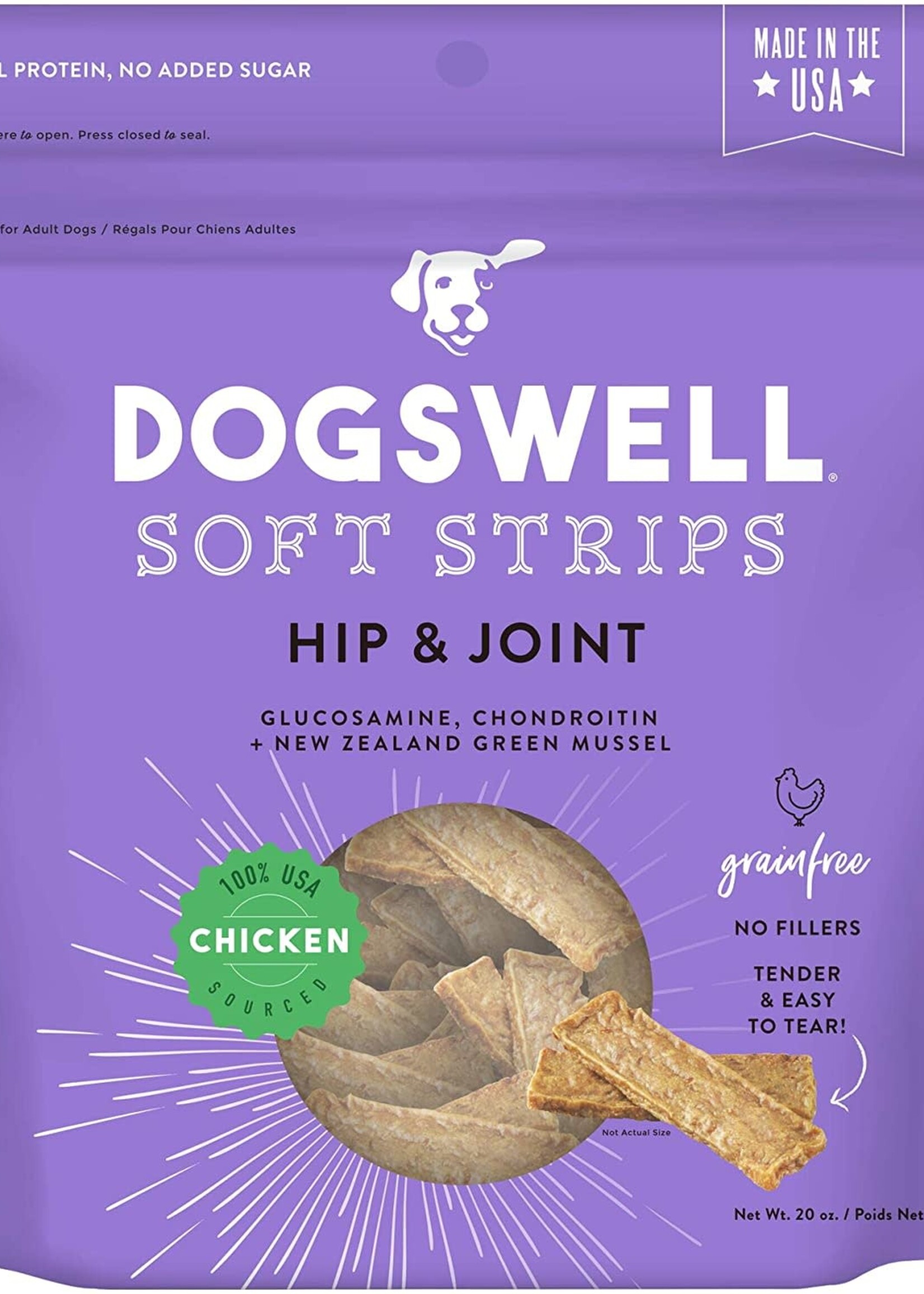 Dogswell Dogswell Soft Strips Hip & Joint Chicken Jerky Dog Treats