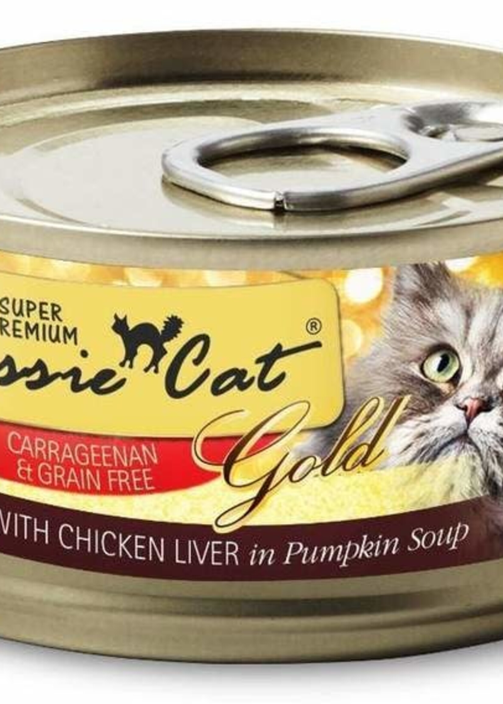 Fussie Cat Fussie Cat Super Premium Grain-Free Chicken with Chicken Liver in Pumpkin Soup Canned Wet Cat Food 2.82-oz