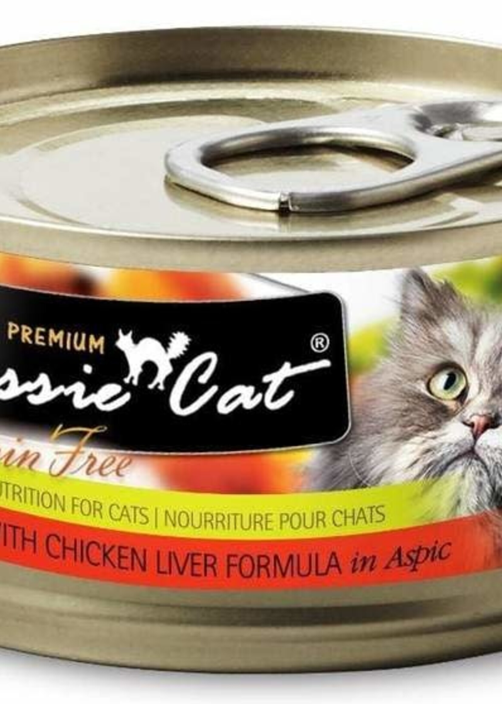 Fussie Cat Fussie Cat Premium Grain-Free Tuna with Chicken Liver in Aspic Canned Wet Cat Food 2.82-oz