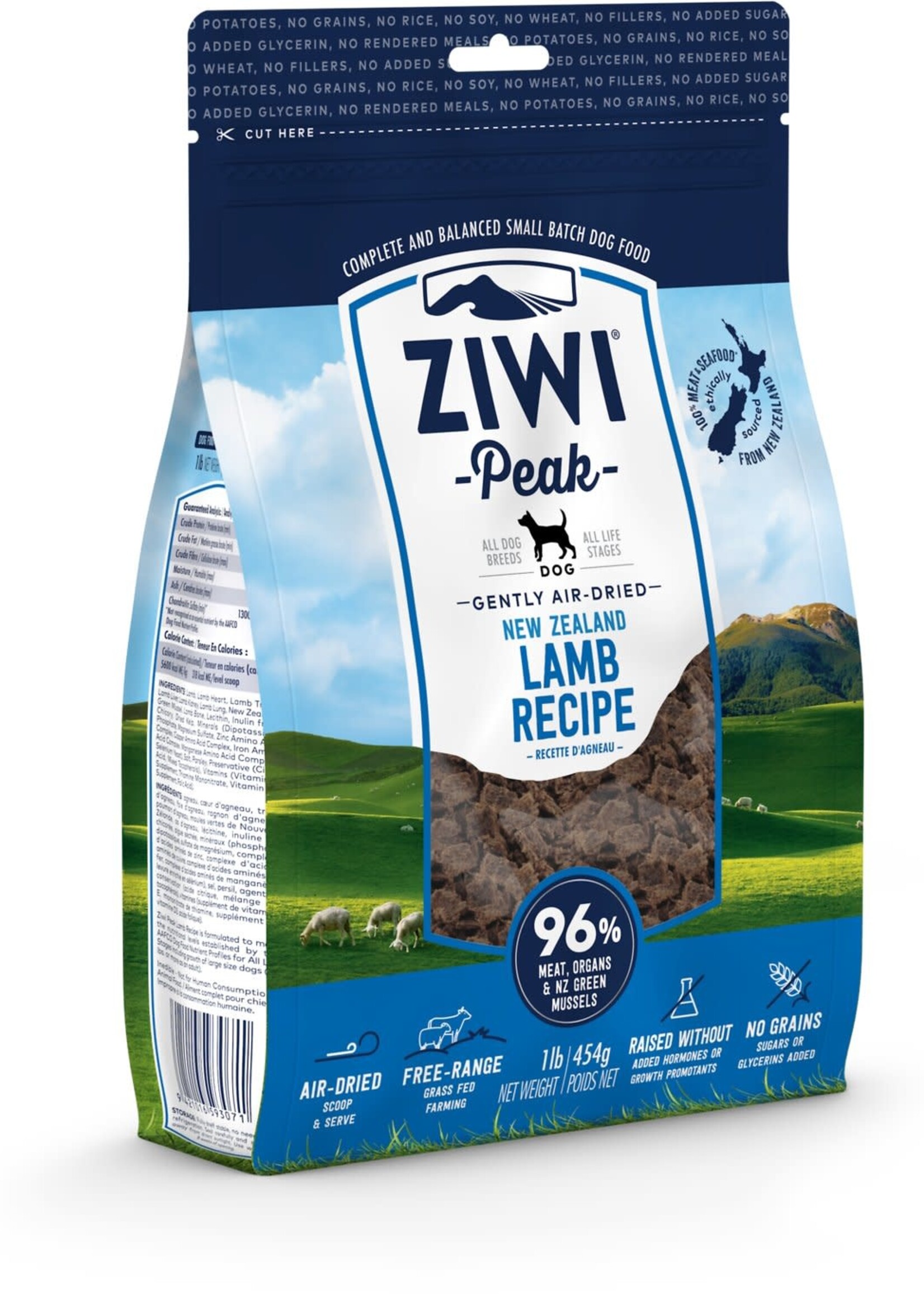 Ziwi Peak Ziwi Peak Air-Dried Lamb Recipe Dog Food 16-oz