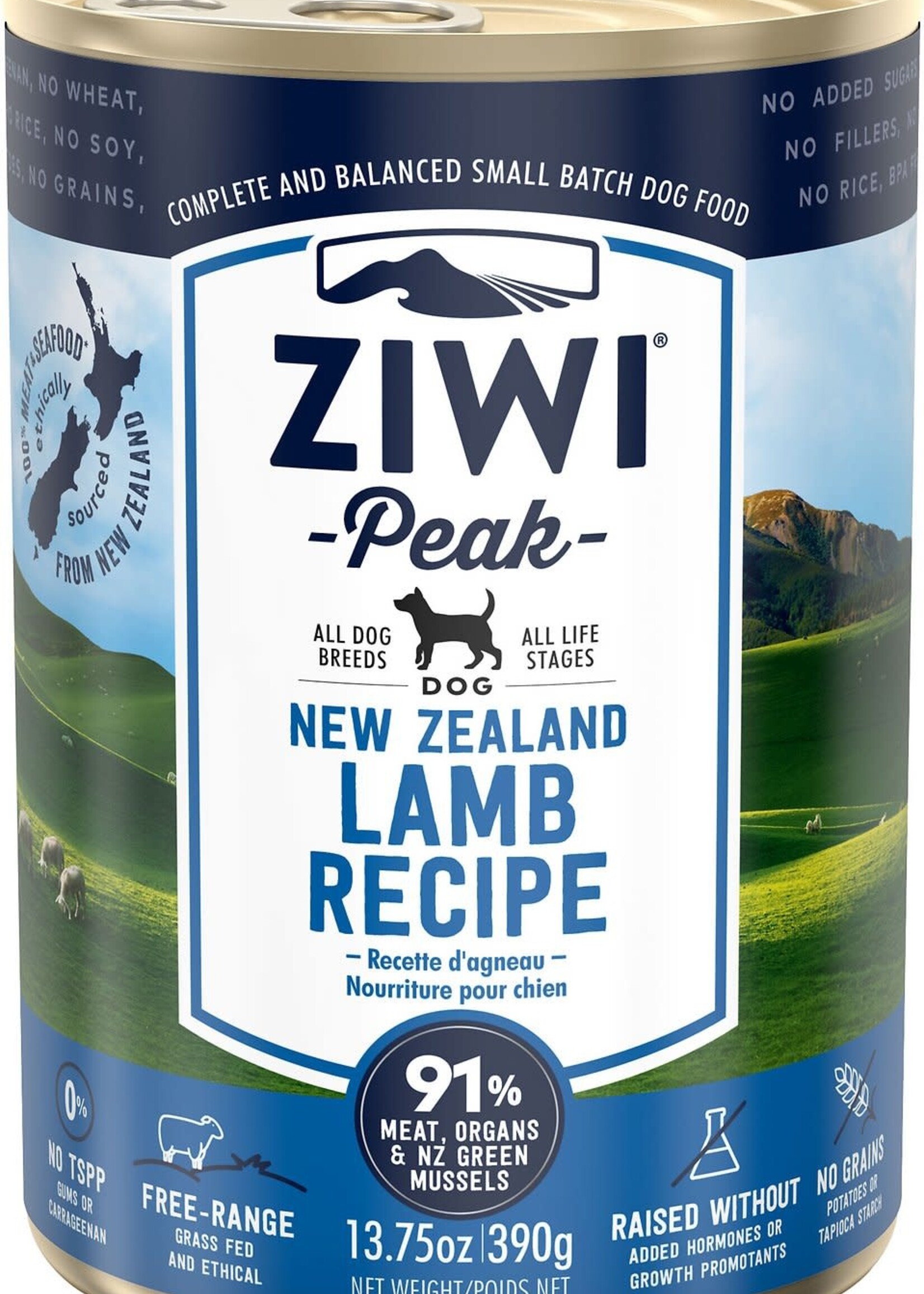 Ziwi Peak Ziwi Peak Lamb Recipe Canned Wet Dog Food 13.75-oz