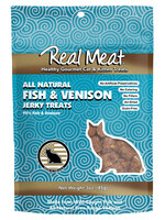 The Real Meat Company Real Meat Air-Dried Fish & Venison Cat Treats 3-oz