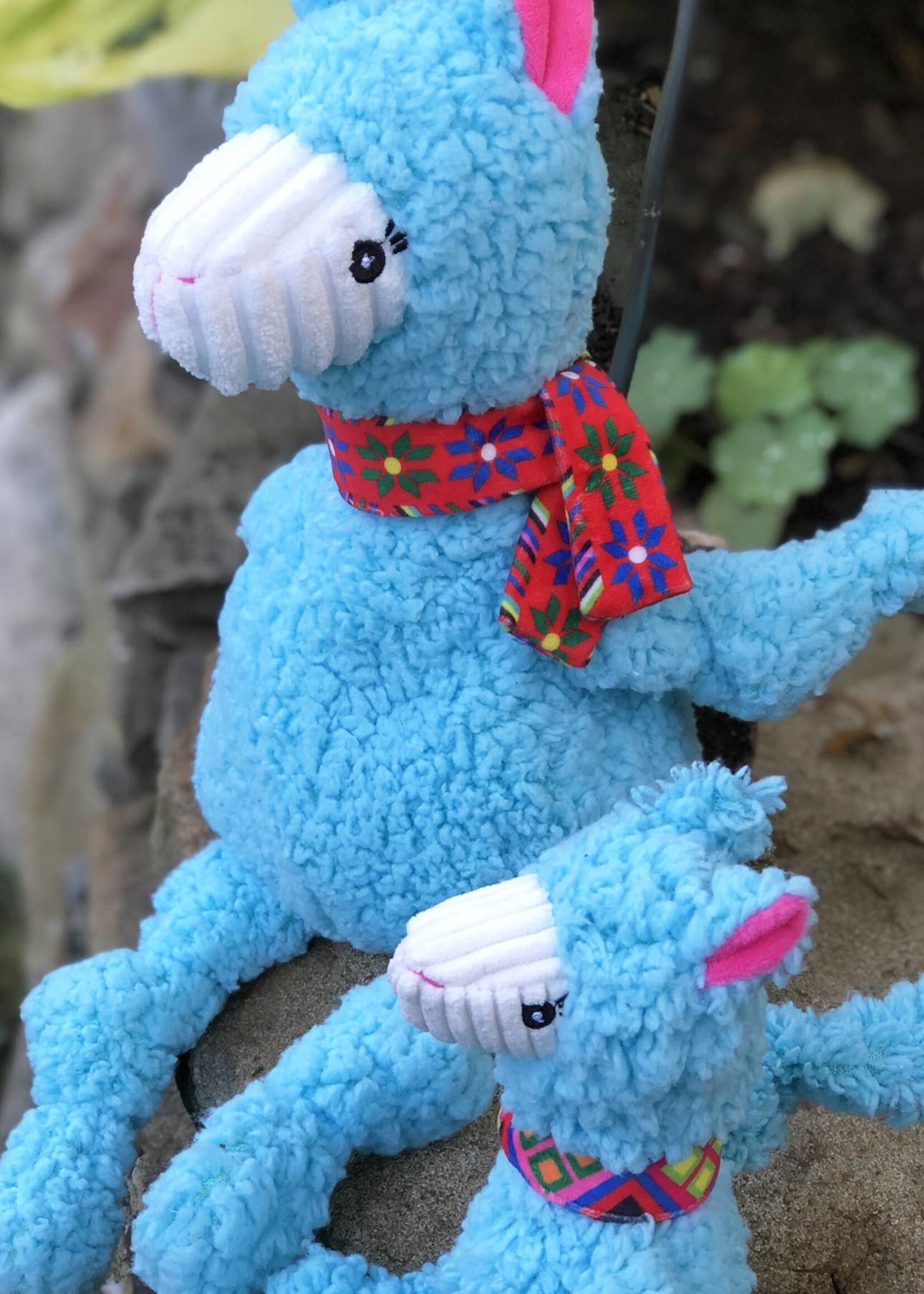 HuggleHounds HuggleHounds Wild Things Llama Knottie Plush Dog Toy