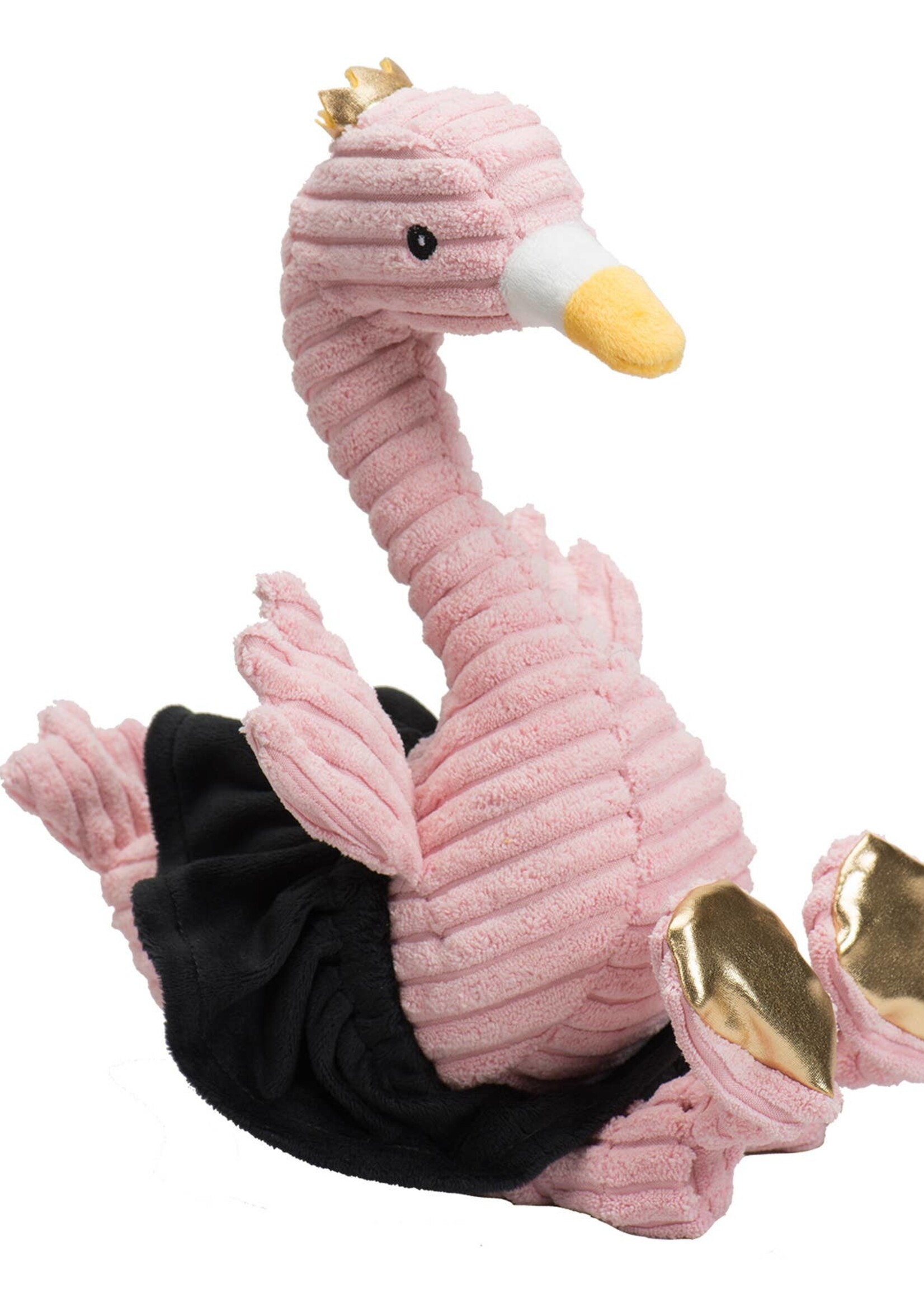 HuggleHounds HuggleHounds Limited Edition Swanky Swan Knottie Precious Pink Plush Dog Toy Large