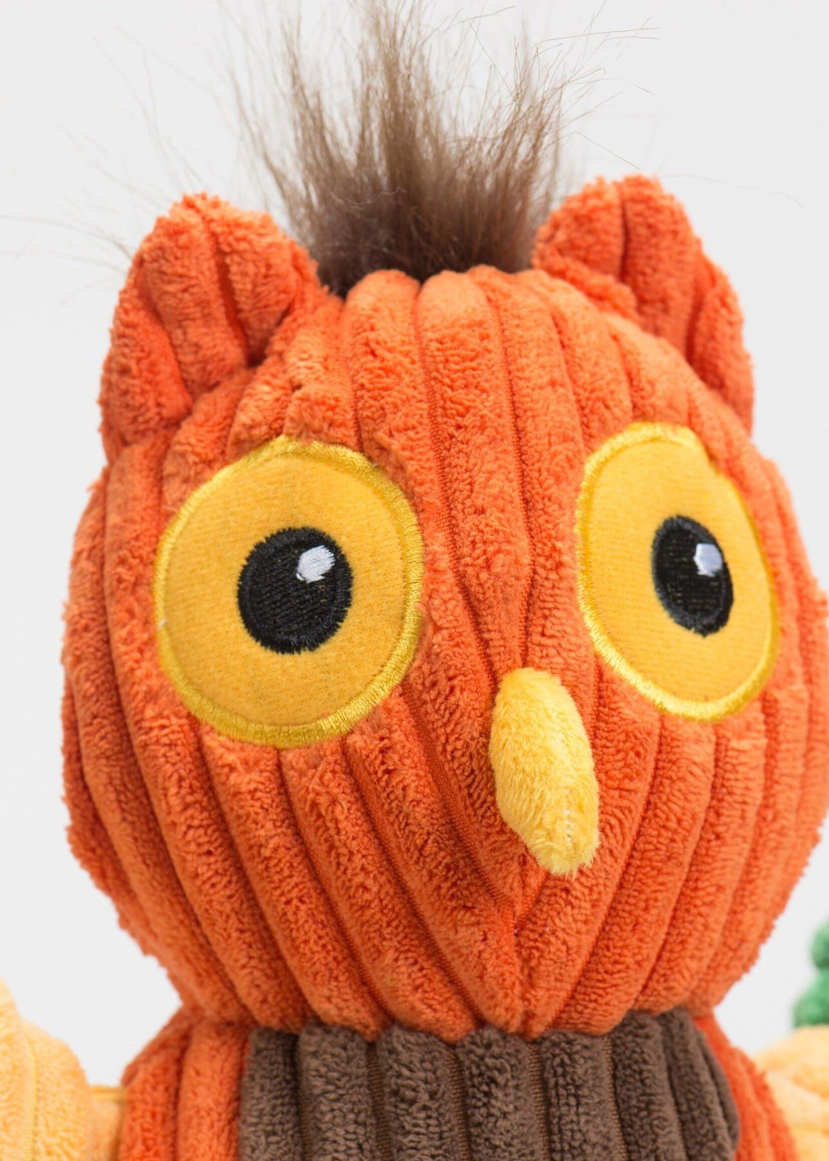 HuggleHounds HuggleHounds Limited Edition Poppy the Owl Knottie Plush Dog Toy Large