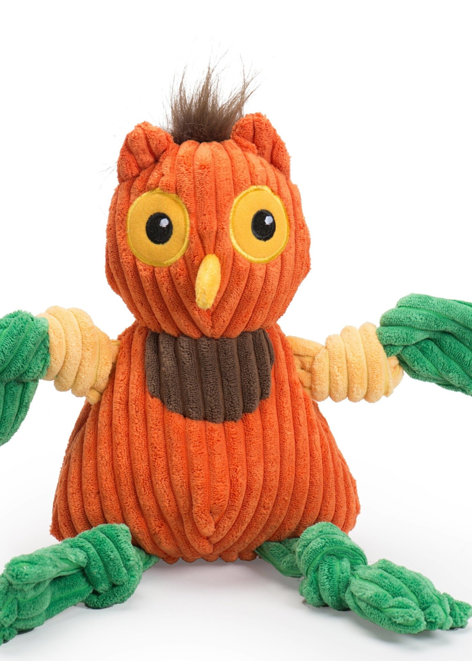 HuggleHounds HuggleHounds Limited Edition Poppy the Owl Knottie Plush Dog Toy Large