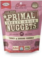 Primal Primal Freeze-Dried Nuggets Grain-Free Turkey & Sardine Formula Dog Food
