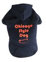 Sophisticated Pup Sophisticated Pup Chicago Style Hot Dog Hoodie