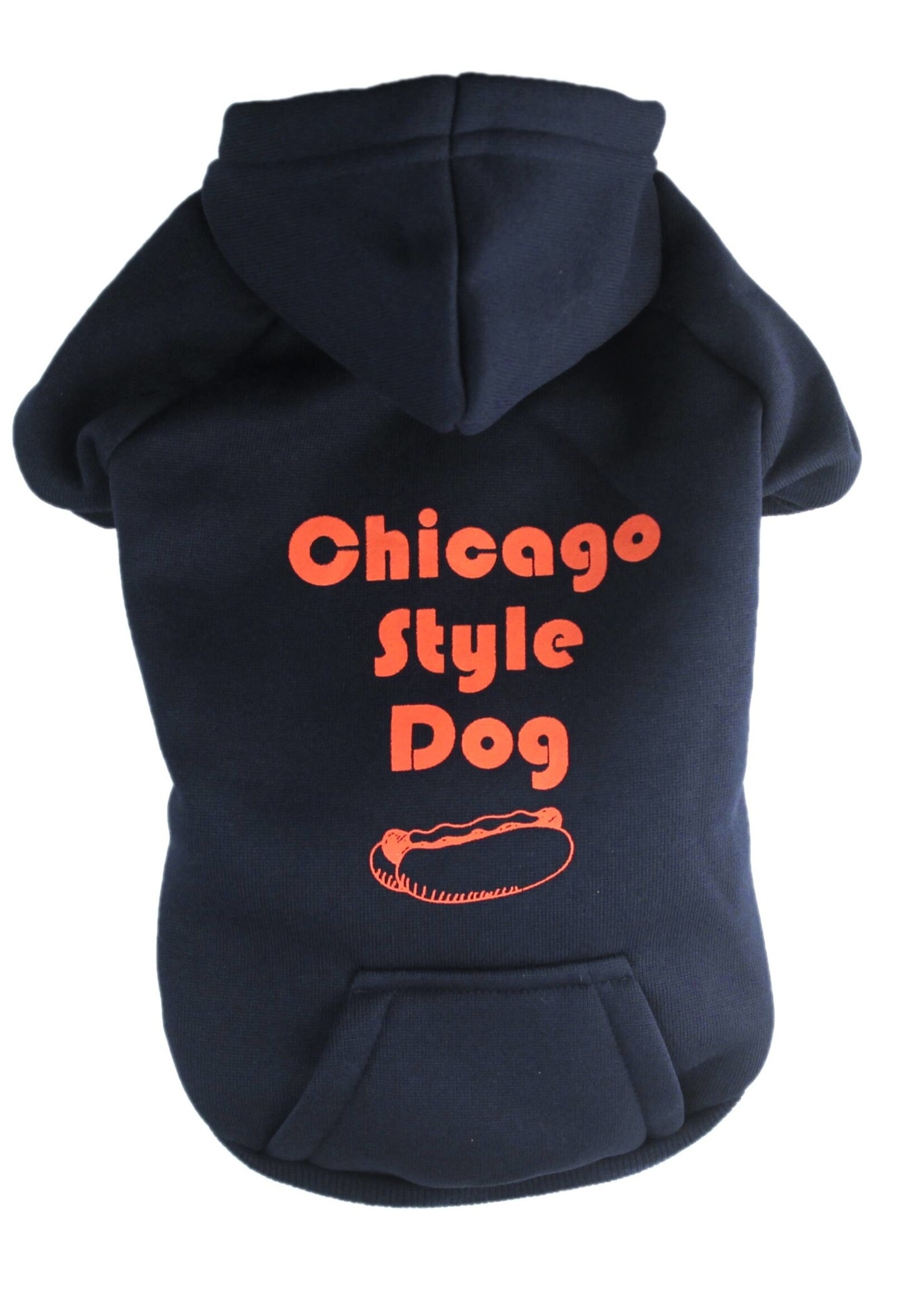 Sophisticated Pup Sophisticated Pup Chicago Style Hot Dog Hoodie