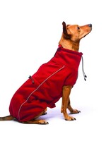 D.GS Pet Products Dog Gone Smart Red Olympia Softshell Dog Sweater