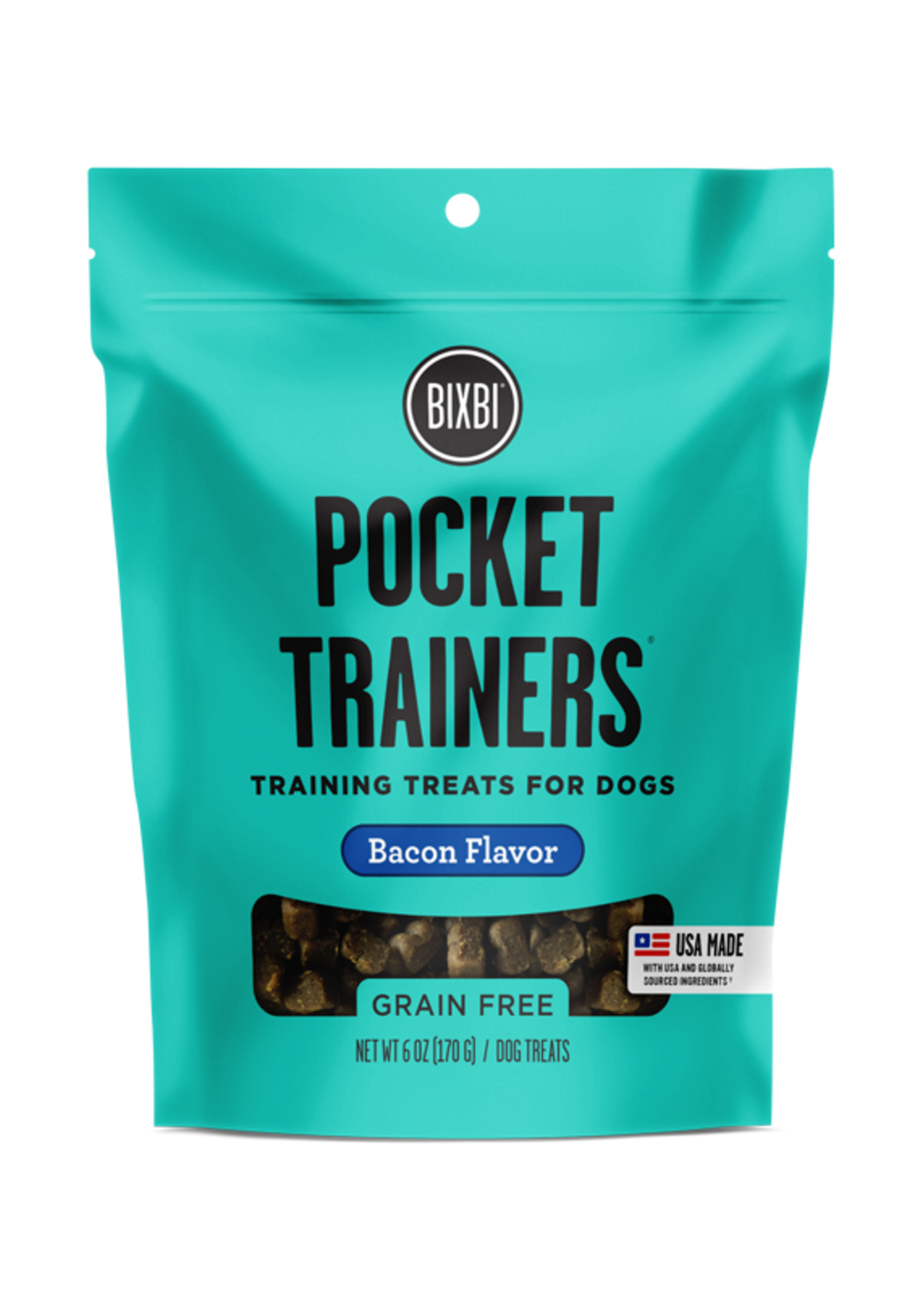 Bixbi Bixbi Pocket Trainers Bacon Flavor Dog Training Treats 6-oz