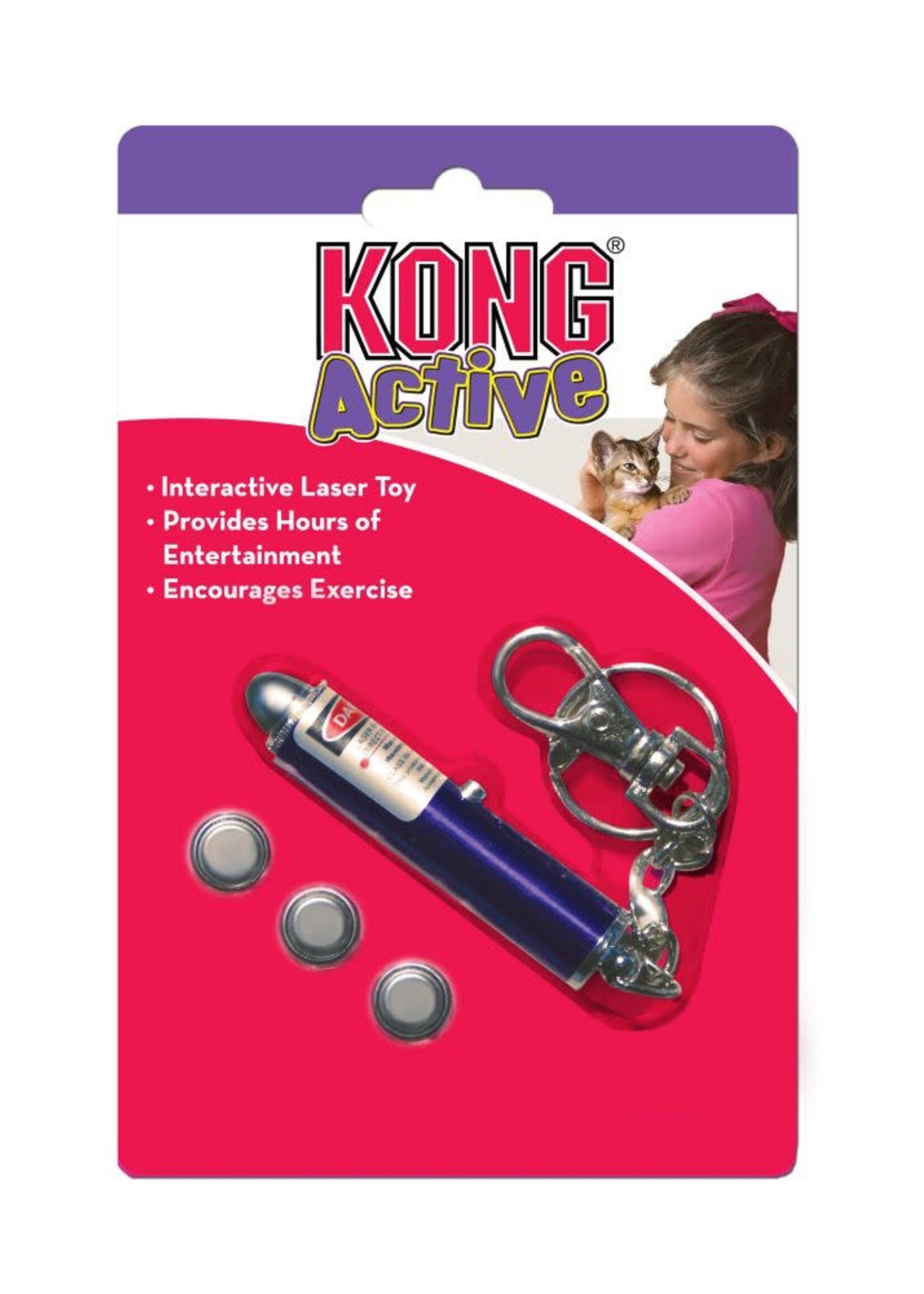KONG Company KONG Laser Pointer Purple Laser Cat Toy