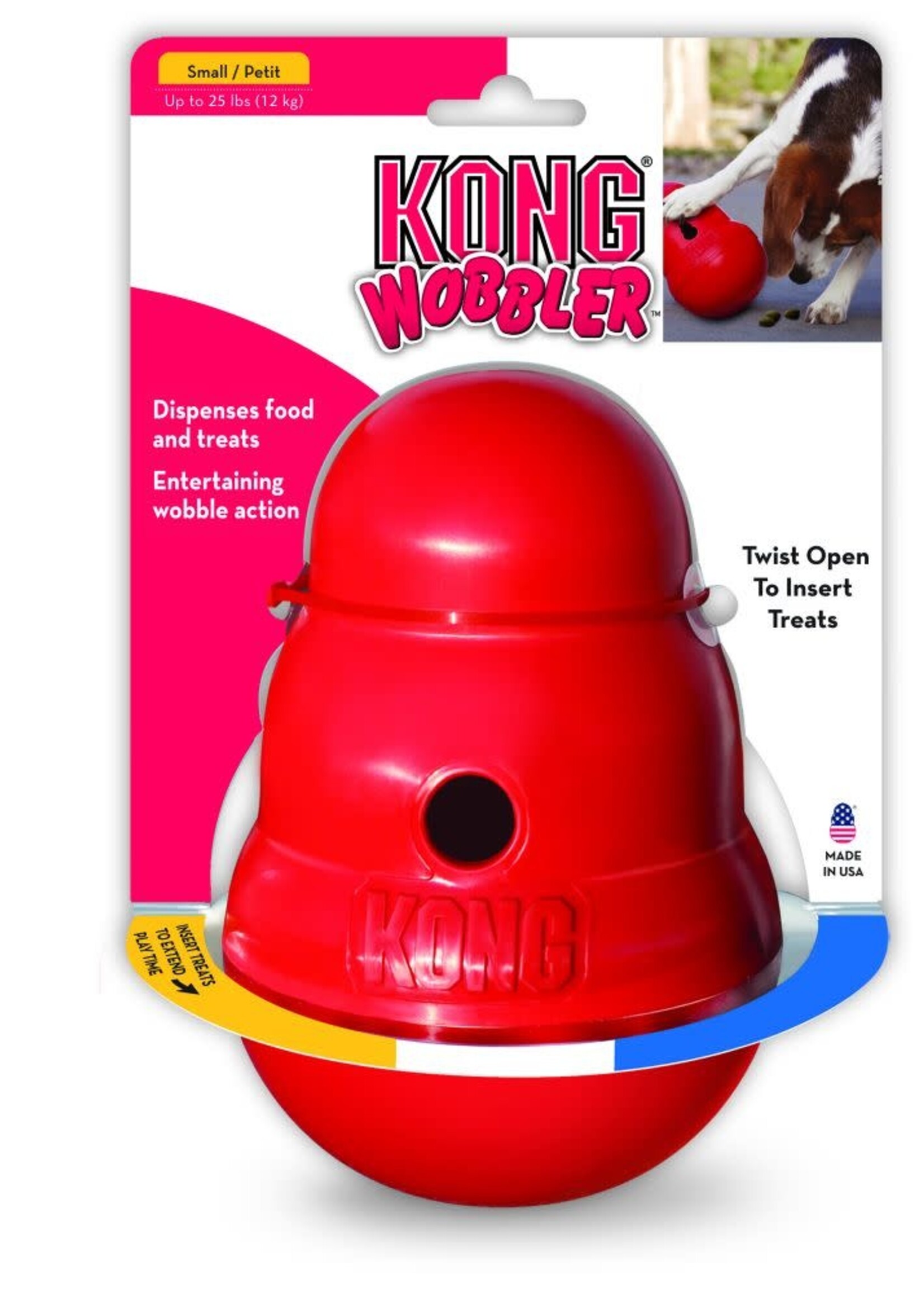 KONG Company KONG Wobbler Interactive Dog Toy Small