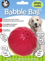 Pet Qwerks Pet Qwerks Animal Sounds Babble Ball Interactive Dog Toy Medium