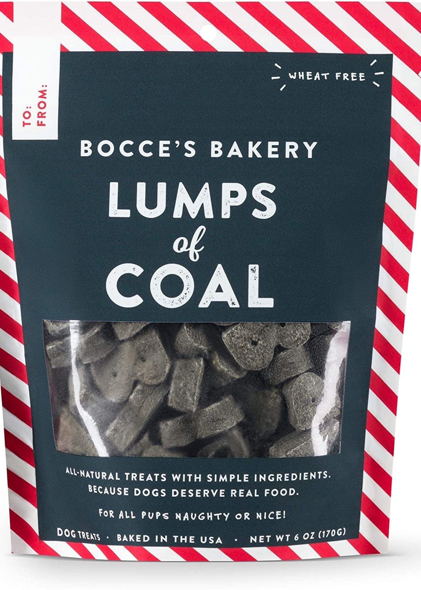 Bocce's Bakery Bocce's Bakery Lumps of Coal Dog Soft & Chewy Treats 6-oz