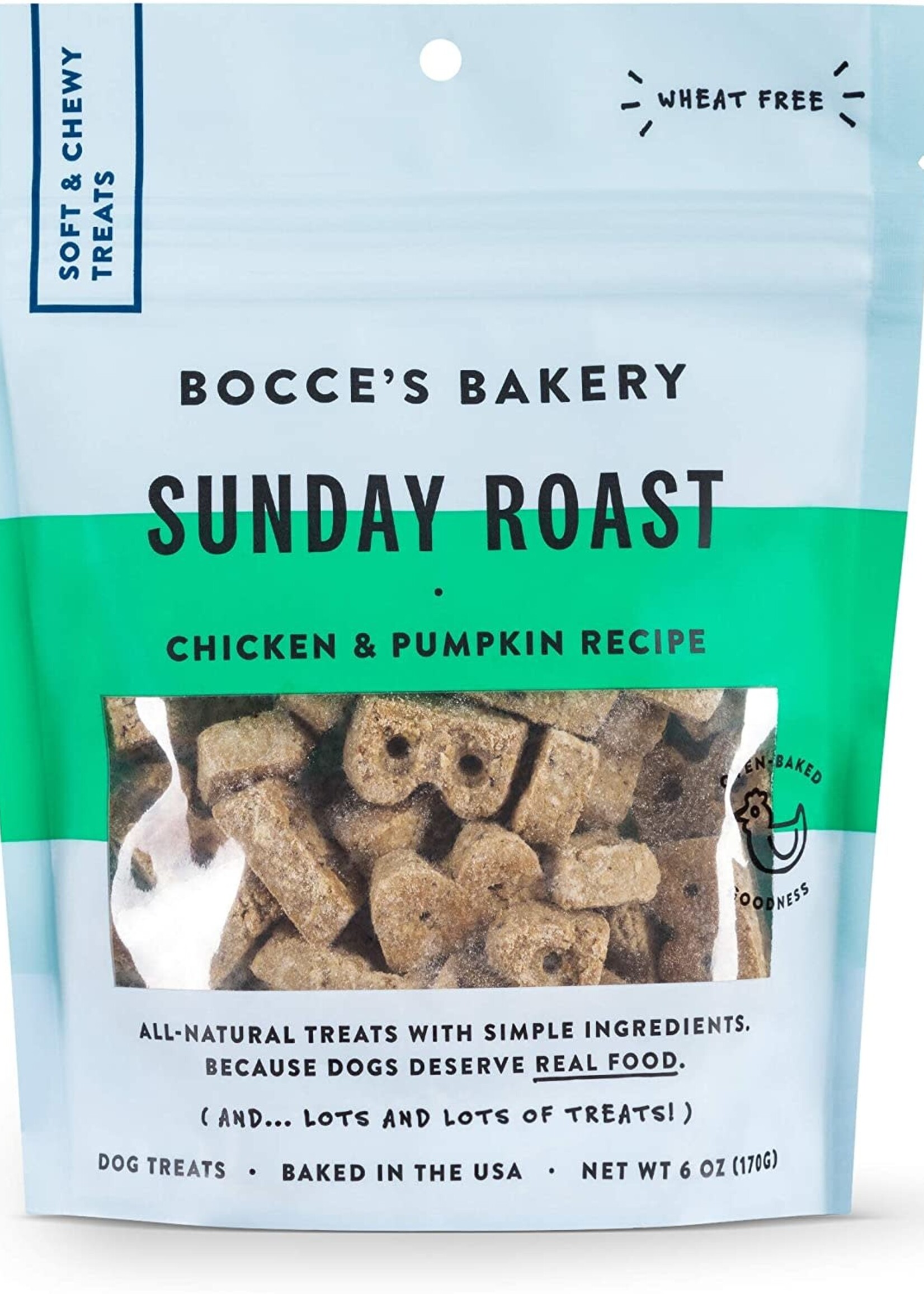 Bocce's Bakery Bocce's Bakery Sunday Roast Dog Soft & Chewy Treats 6-oz