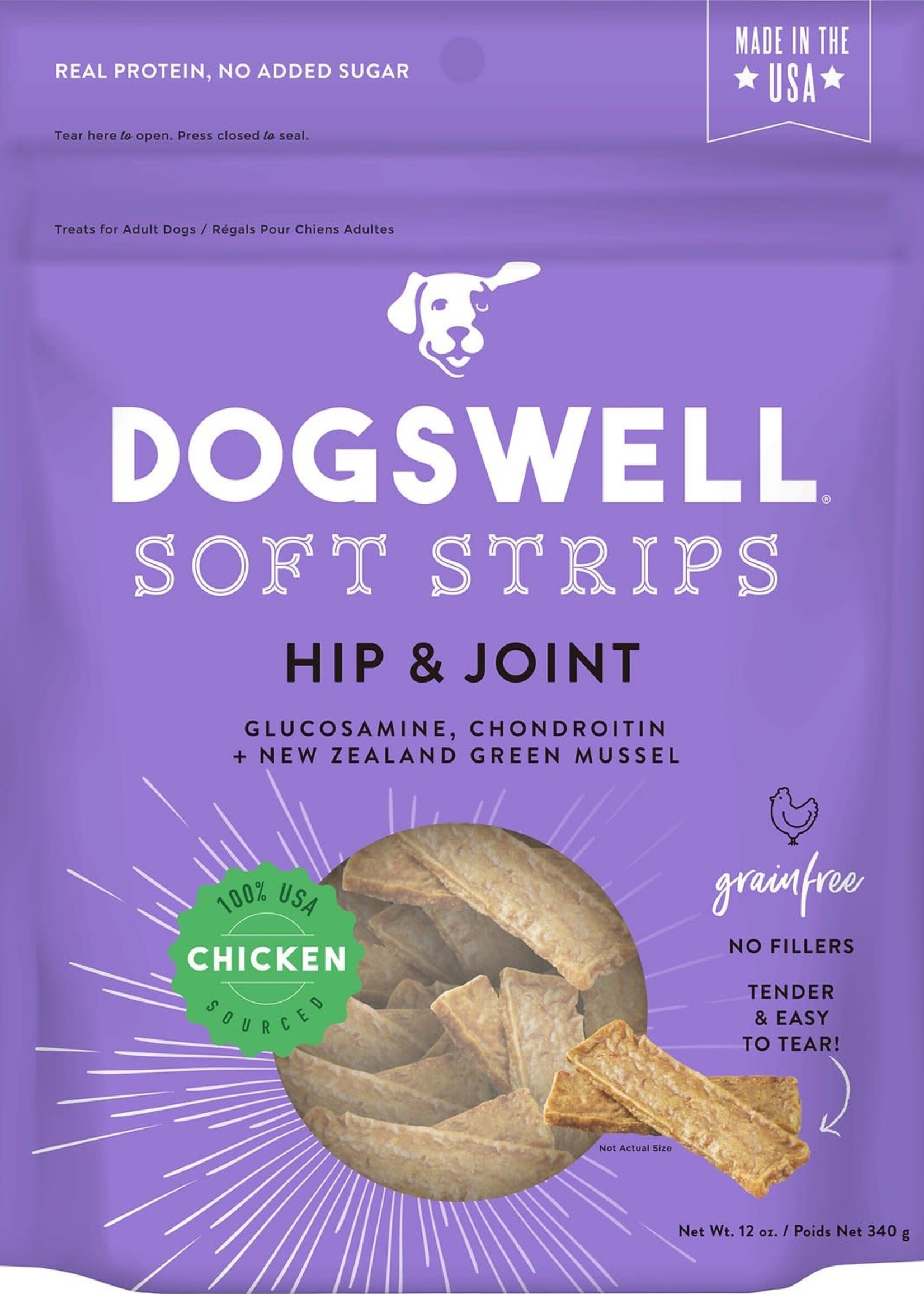 Dogswell Dogswell Soft Strips Hip & Joint Chicken Jerky Dog Treats
