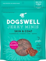 Dogswell Dogswell Jerky Minis Skin & Coat Salmon Jerky Dog Treats 4-oz