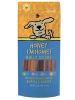 Honey I'm Home Honey I'm Home 6" Buffalo Bully Sticks Dog Chew (5 pack)