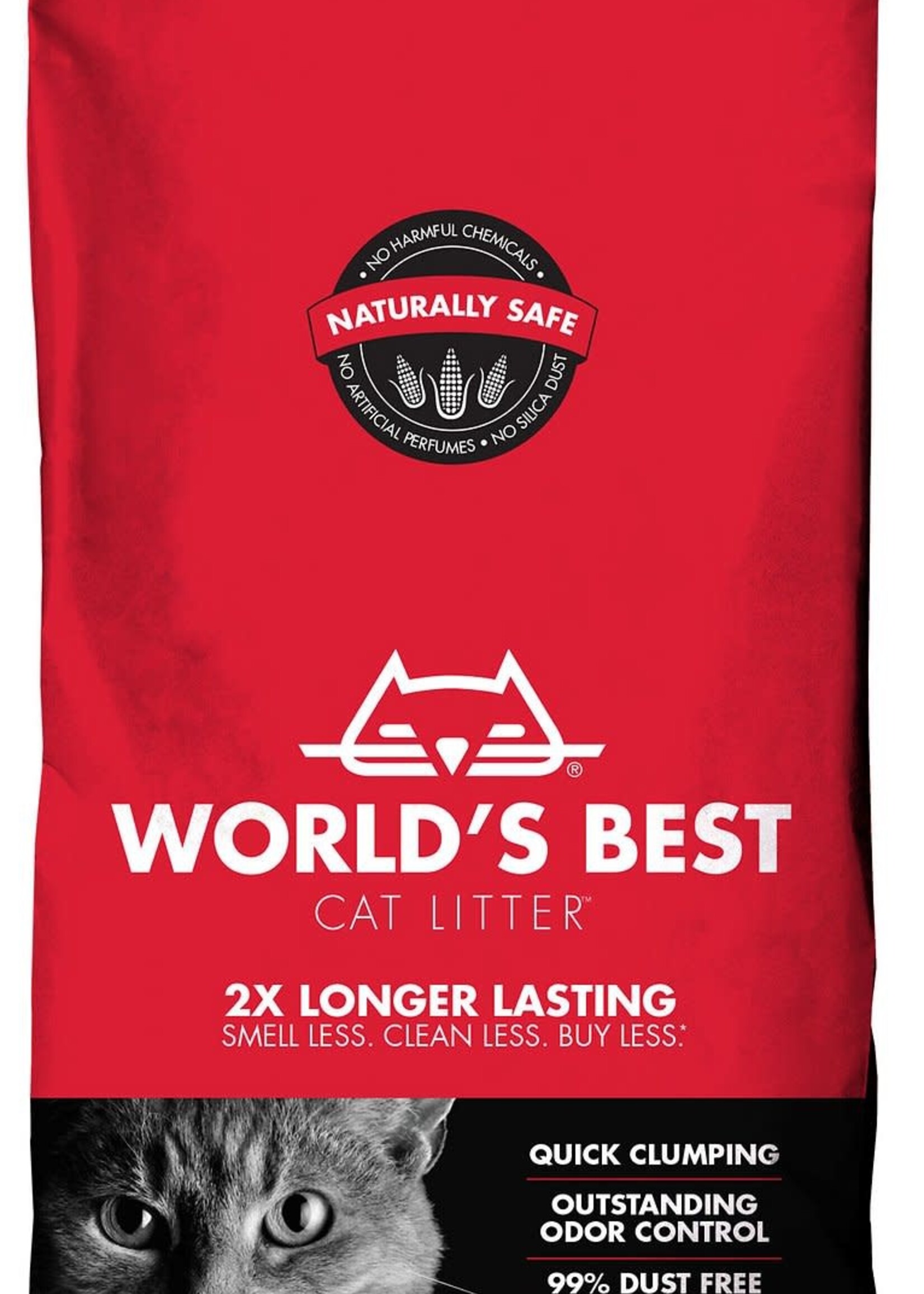 World's Best Cat Litter World's Best Cat Litter Unscented Multiple Cat Clumping Corn Litter