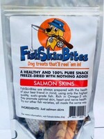 FishSkinBites FishSkinBites Salmon Skins Freeze-Dried Dog Treats 3-oz