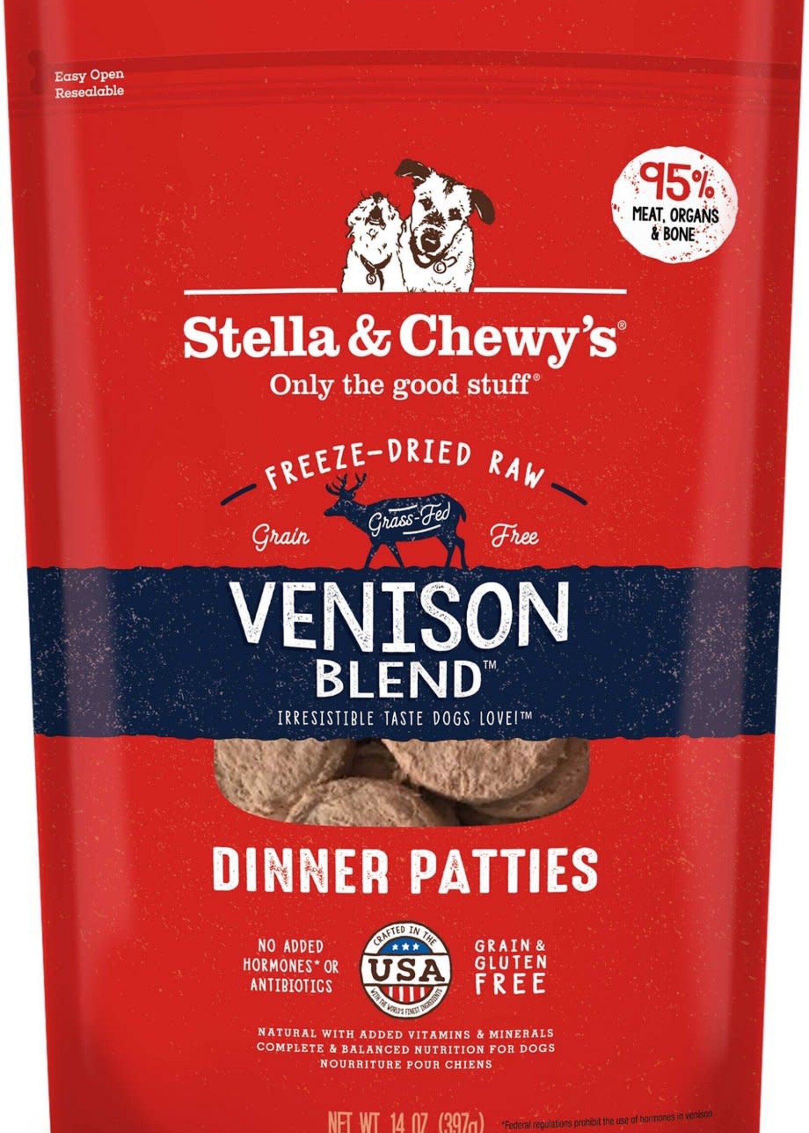 Stella & Chewy's Stella & Chewy's Venison Blend Freeze-Dried Raw Dinner Patties Dog Food