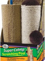 Four Paws Four Paws Super Catnip Carpet and Sisal Scratching Post Cat Toy 21"