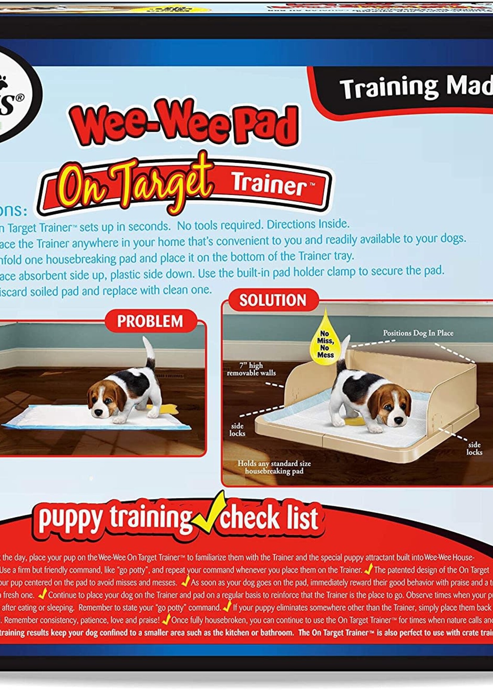 Four Paws Four Paws Wee-Wee Pad On Target Trainer Plastic for Dogs
