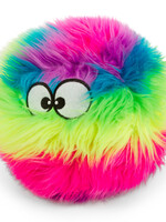 goDog goDog Furballz Chew Guard Squeaky Plush Dog Toy Rainbow Large