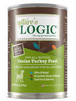 Nature's Logic Nature's Logic Canine Turkey Feast Canned Wet Dog Food 13.2-oz