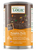 Nature's Logic Nature's Logic Pumpkin Puree Supplement for Dogs & Cats 15-oz