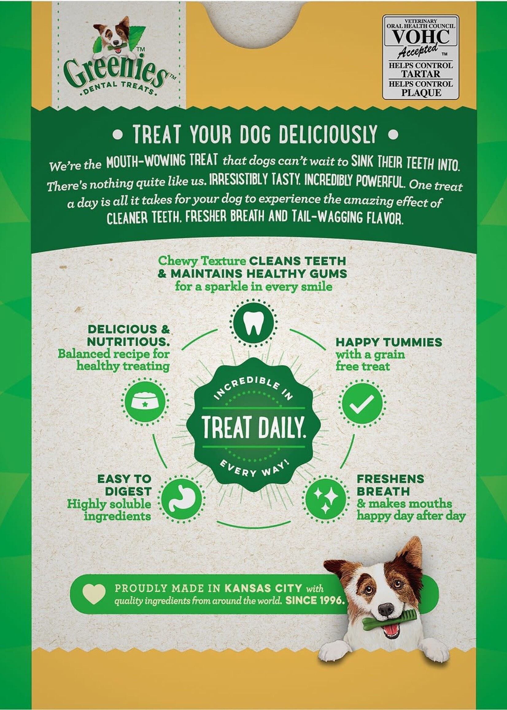 GREENIES GREENIES Grain-Free Regular Dental Dog Chew Treats