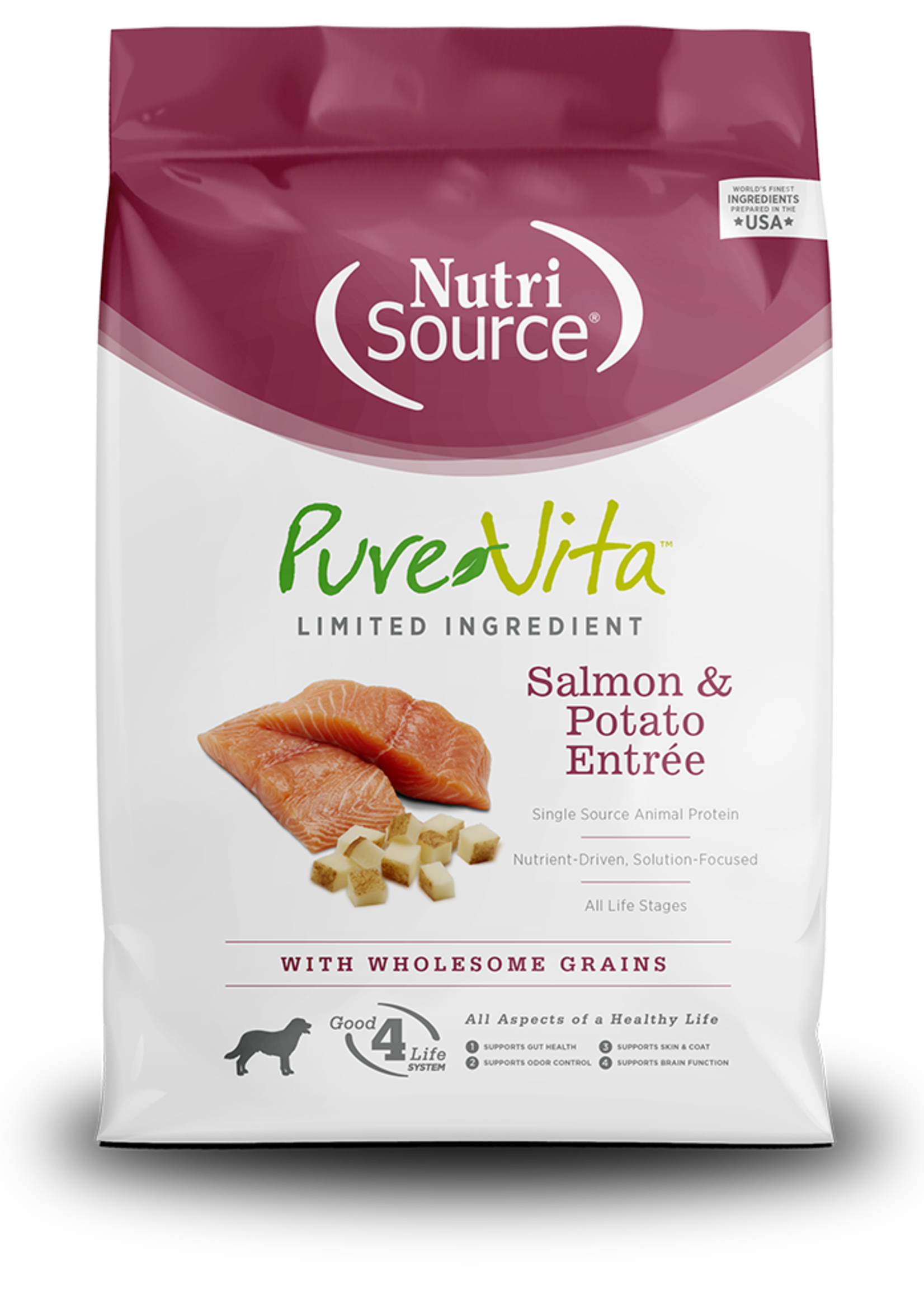 Pure Vita Pure Vita Salmon & Potato Entree Dry Dog Food