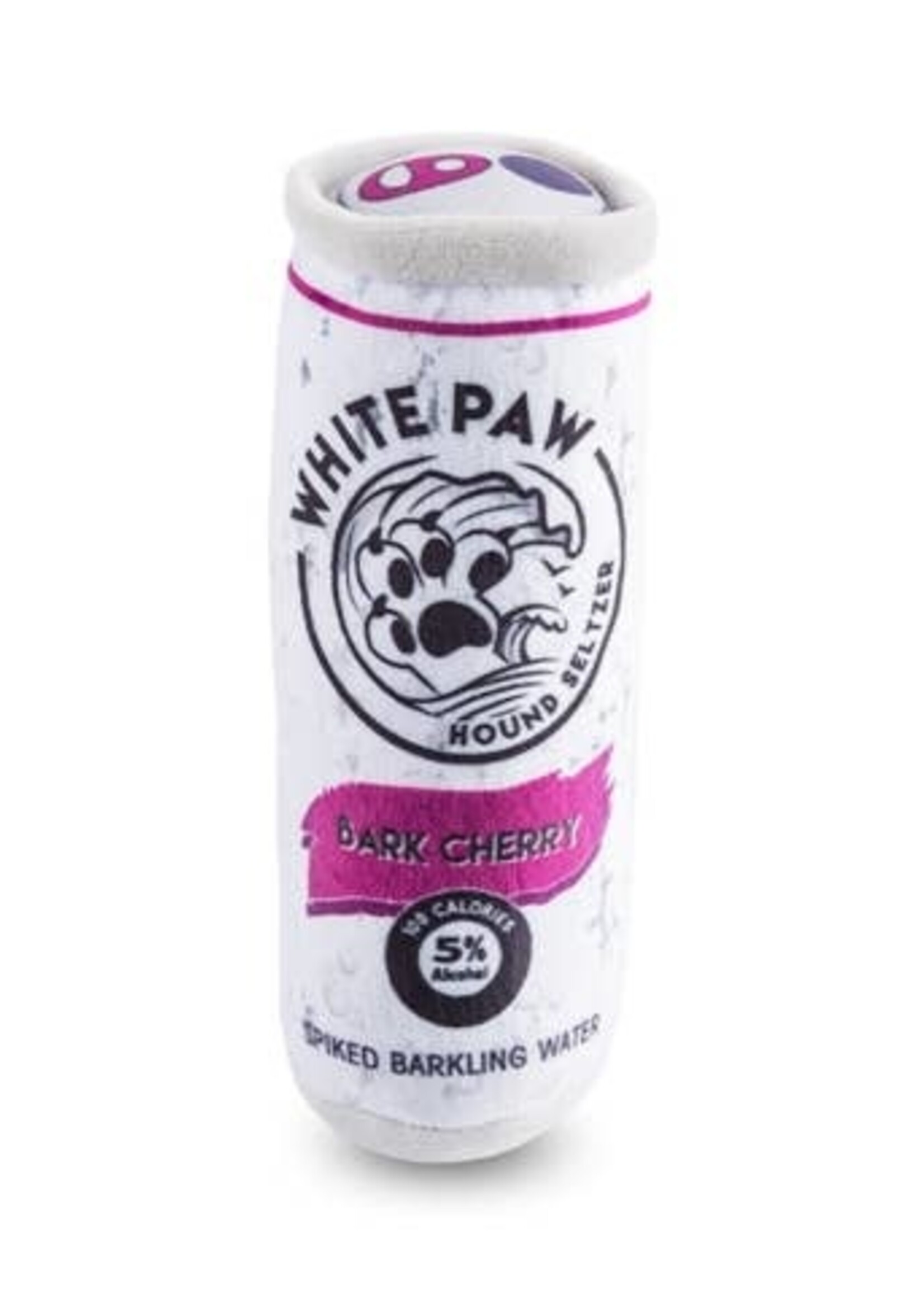 Haute Diggity Dog Haute Diggity Dog White Paw-Bark Cherry Plush Dog Toy